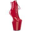 Pleaser - WORSHIP1020 Bottes de plateforme, Pole dance chaussures - Rouge Product image